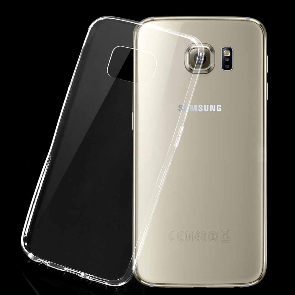 OEM Protector for Samsung Galaxy S6, Super slim 0.3mm, Silicone, White, Transperant - 51325 